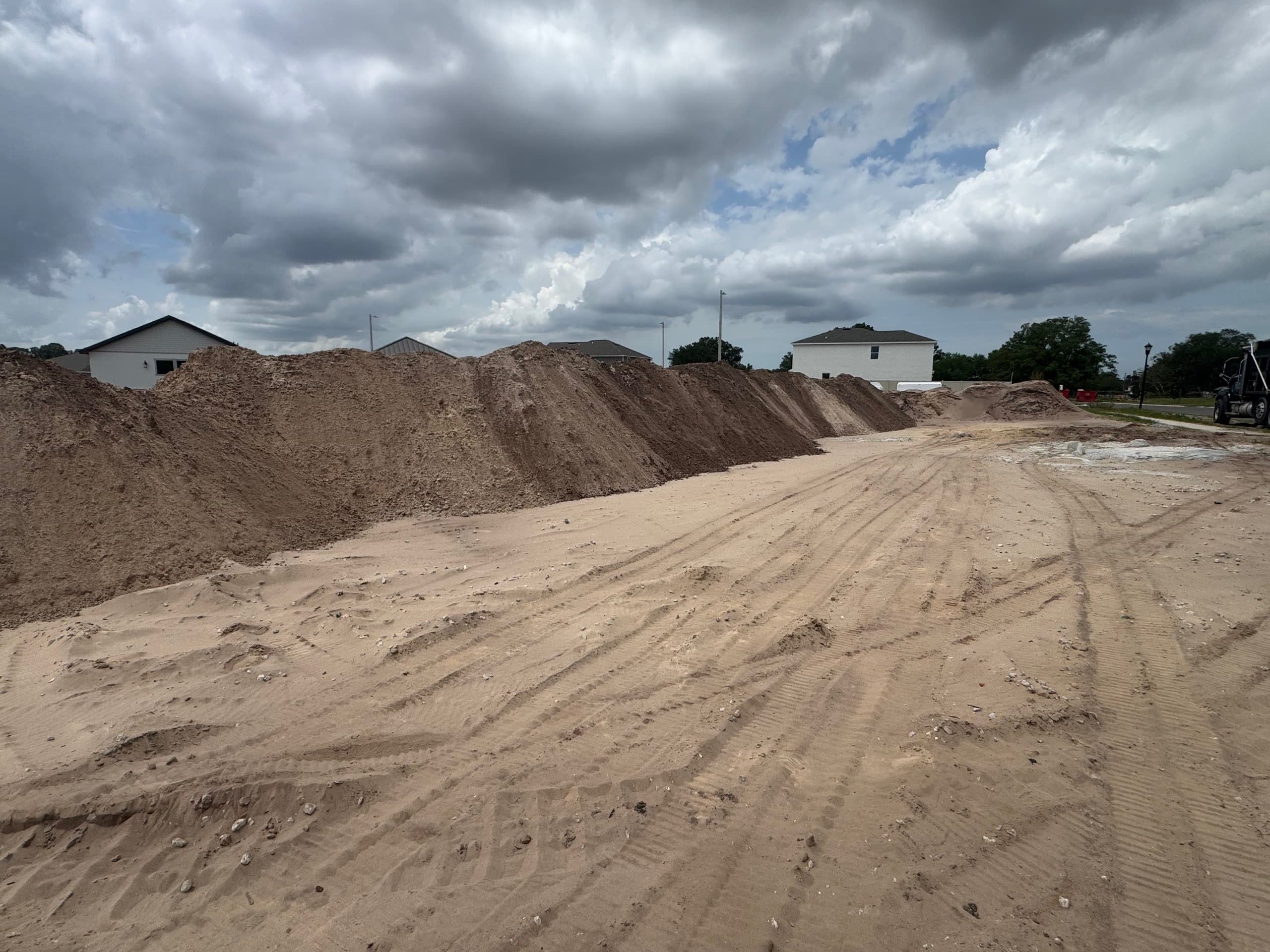 Commercial backfill and compaction project in Tampa Bay